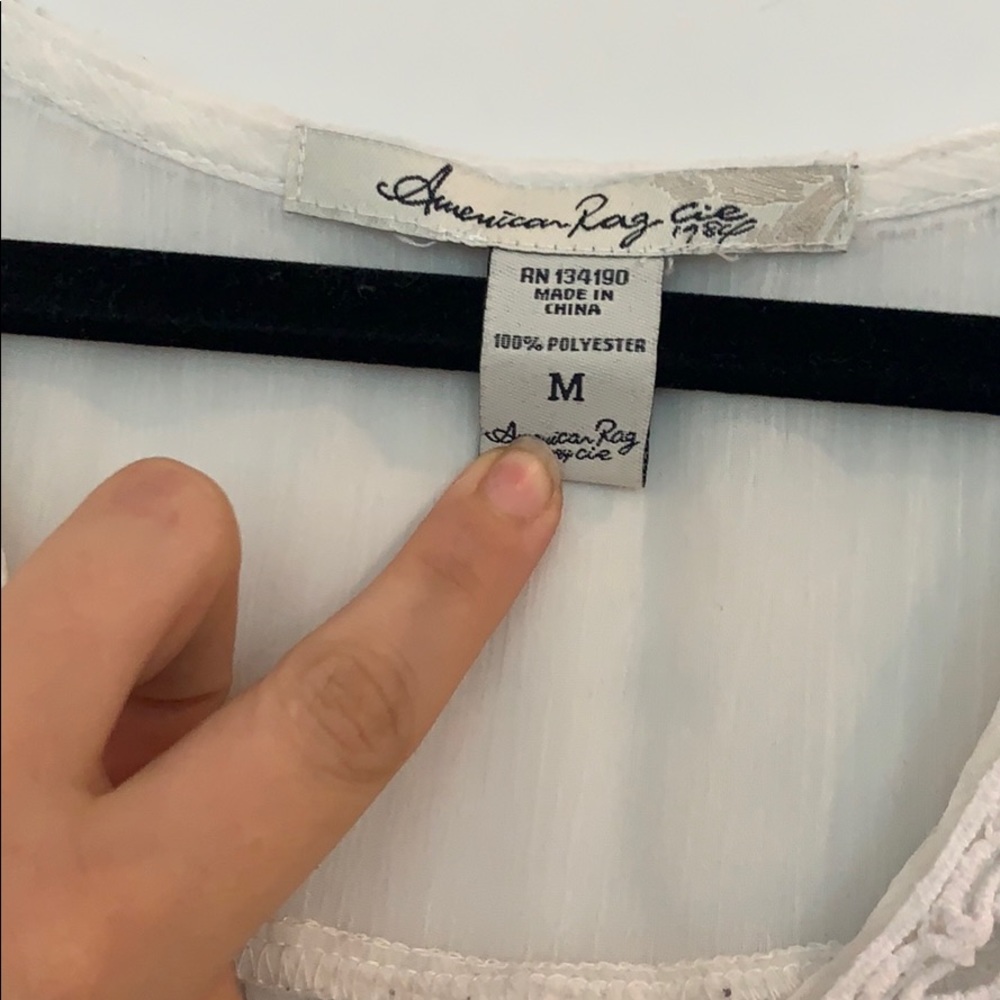 American Rag chiffon blouse - Picture 5 of 6